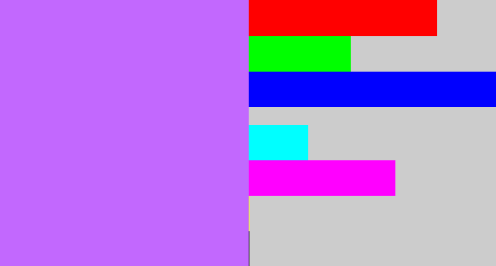 Hex color #c268fe - easter purple