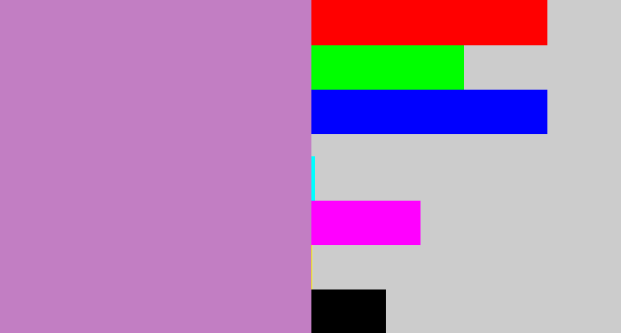 Hex color #c27ec3 - orchid