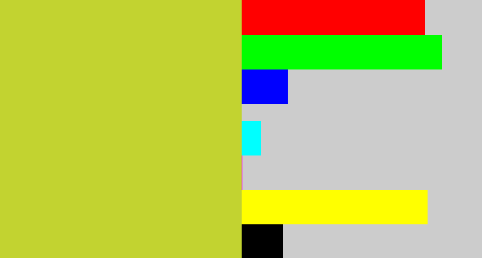 Hex color #c2d330 - sickly yellow