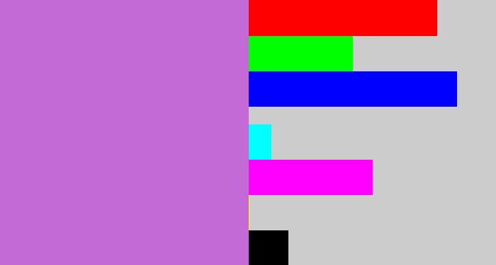 Hex color #c36ad6 - orchid