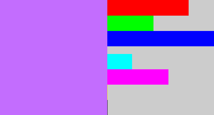 Hex color #c36dfe - easter purple