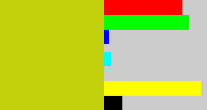Hex color #c3d10d - green/yellow