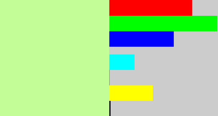 Hex color #c3fd97 - celery