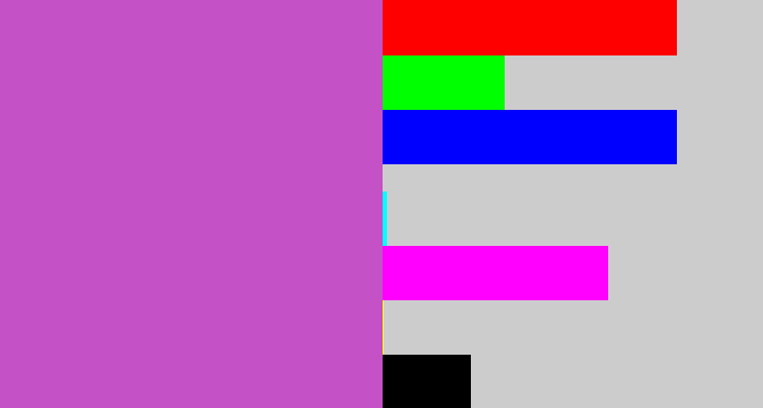 Hex color #c451c5 - pinky purple