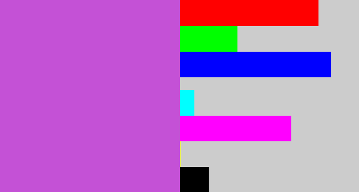 Hex color #c451d6 - pinkish purple