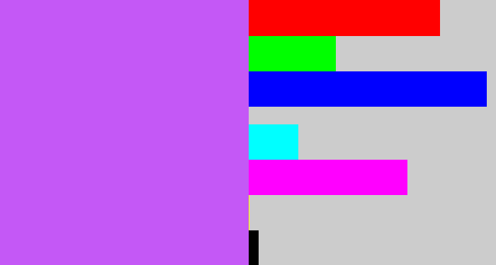 Hex color #c458f6 - bright lilac