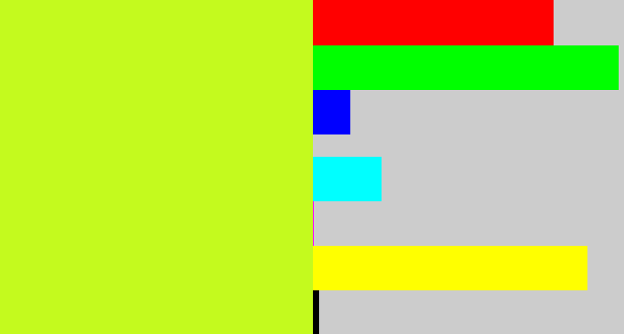 Hex color #c4fa1e - green yellow