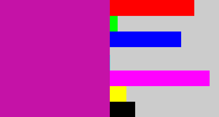 Hex color #c512a7 - barney