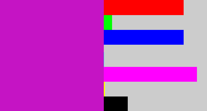 Hex color #c514c4 - barney