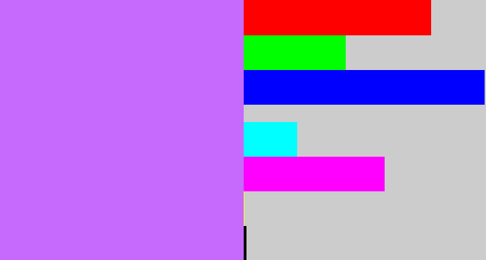 Hex color #c56afc - easter purple
