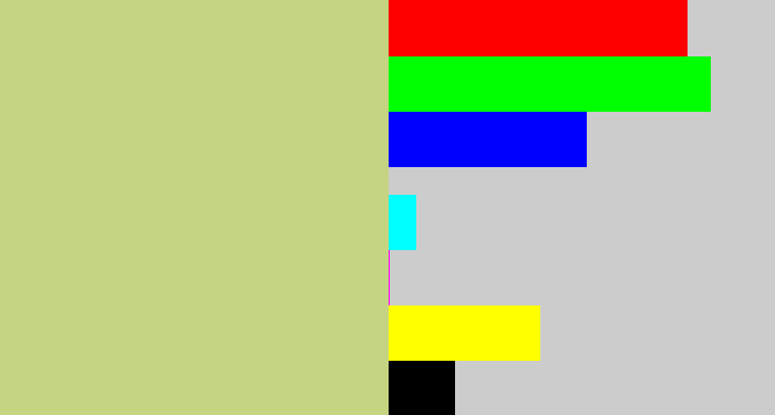 Hex color #c5d481 - greenish beige