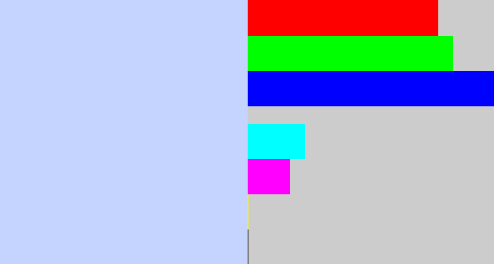 Hex color #c5d4ff - light periwinkle