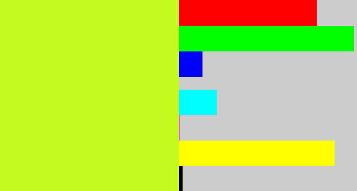 Hex color #c5fa21 - green yellow