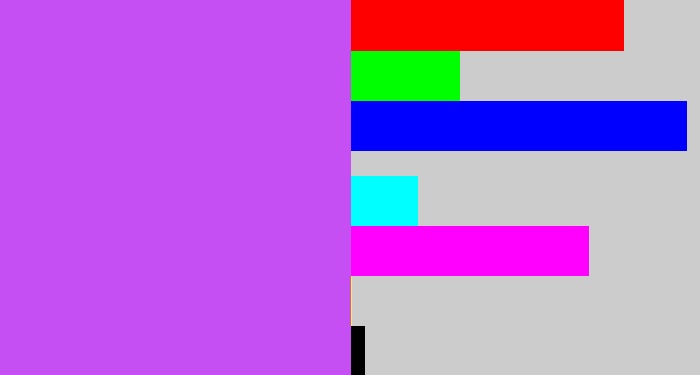 Hex color #c64ff4 - bright lilac