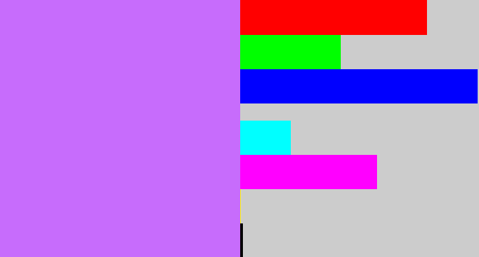 Hex color #c76cfc - easter purple