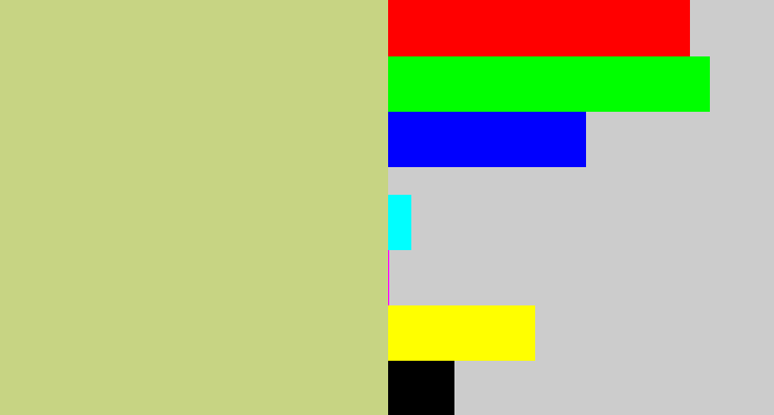 Hex color #c7d483 - greenish beige