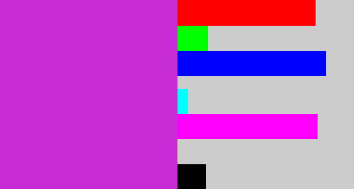 Hex color #c82cd5 - purple/pink
