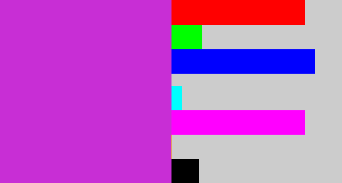 Hex color #c82ed5 - purple/pink