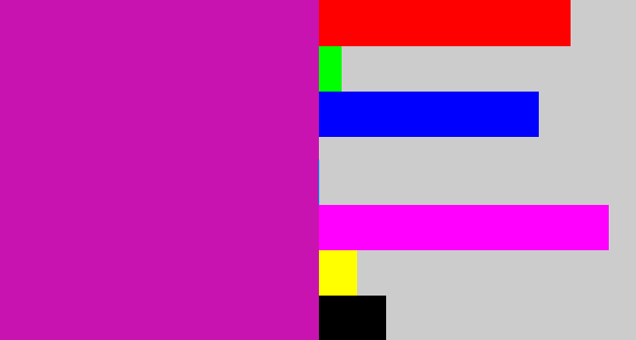 Hex color #c913b0 - barney
