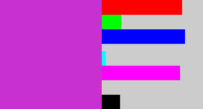 Hex color #c930d1 - purple/pink
