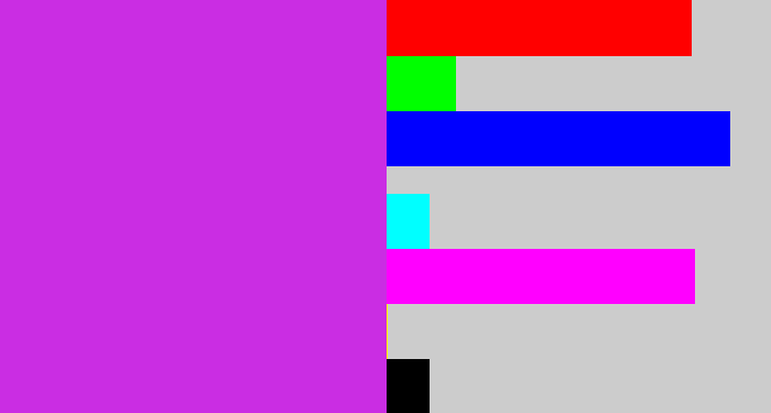 Hex color #ca2de3 - purple/pink