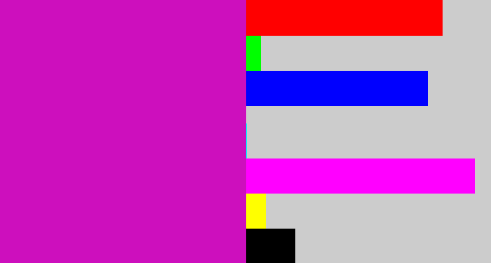 Hex color #cd0fbd - barney