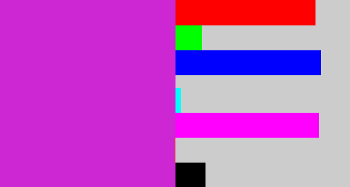 Hex color #cd26d3 - purple/pink