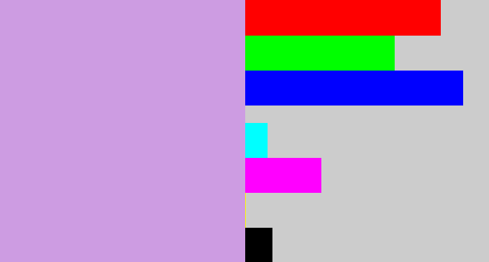 Hex color #cd9ce2 - lavender