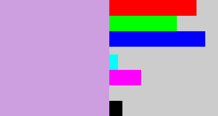 Hex color #cd9ee0 - lavender