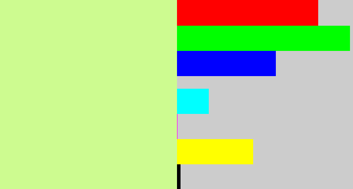 Hex color #cdfb90 - celery