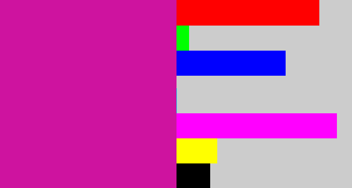 Hex color #ce139f - barney