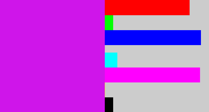 Hex color #cf15ea - purple/pink