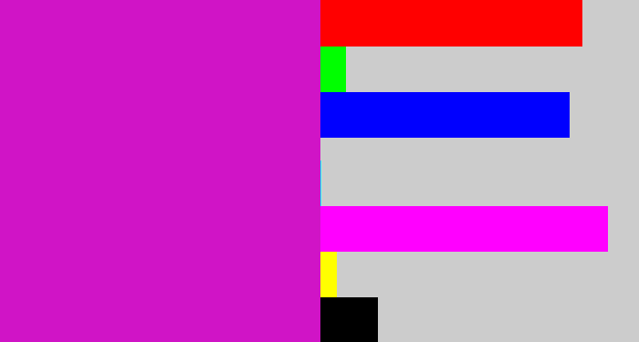 Hex color #d014c6 - purple/pink