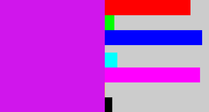 Hex color #d016ec - purple/pink