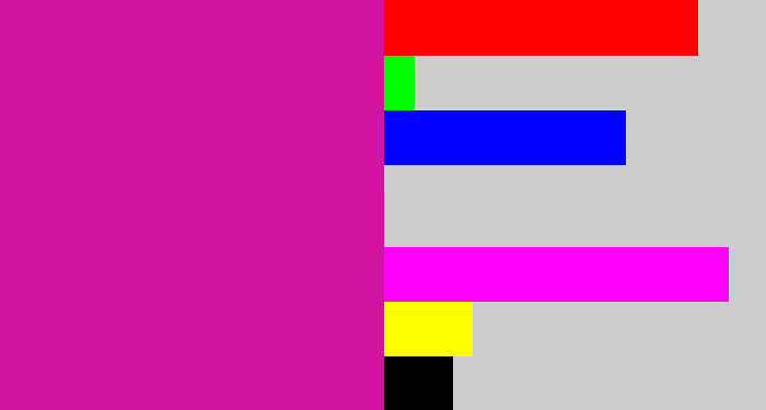 Hex color #d115a1 - barney