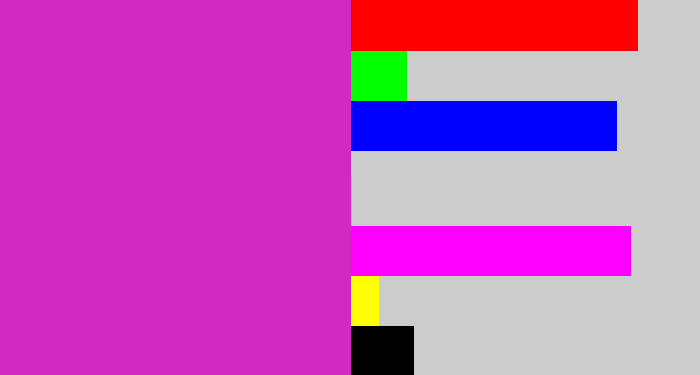 Hex color #d129c1 - purpley pink