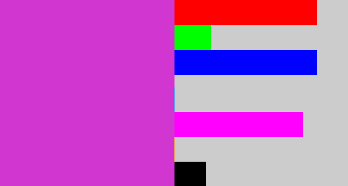 Hex color #d136d1 - purple pink