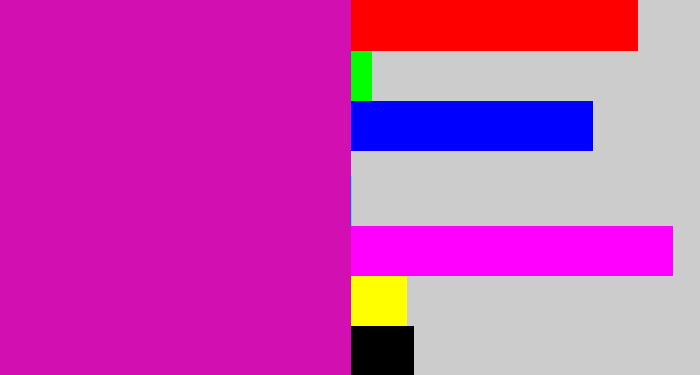 Hex color #d210b1 - barney