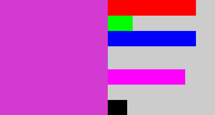 Hex color #d23ad2 - pinkish purple