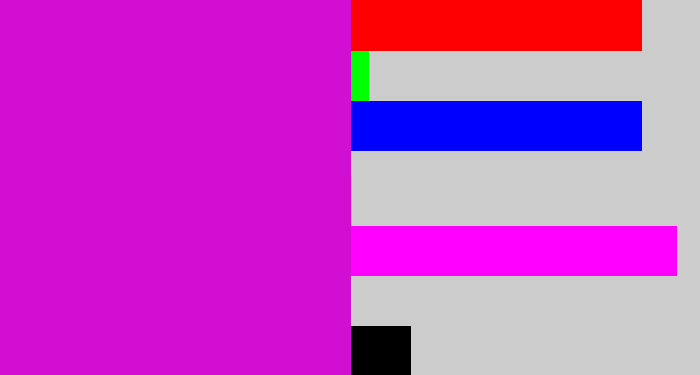 Hex color #d30ed3 - purple/pink