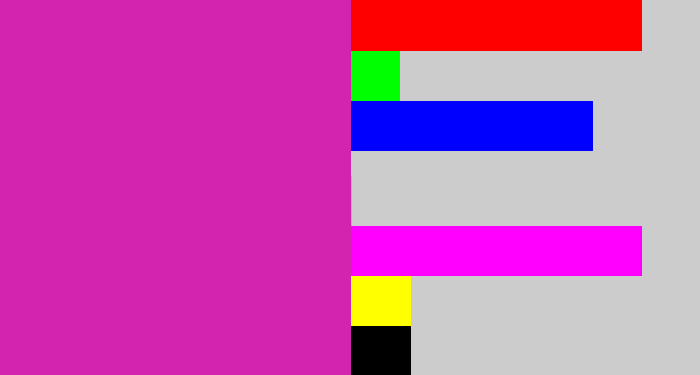 Hex color #d324af - purpley pink