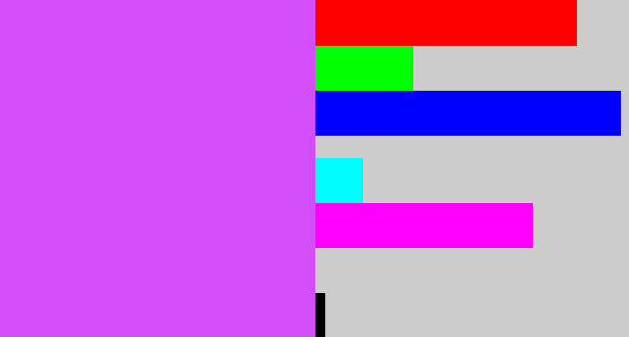 Hex color #d34ef8 - heliotrope