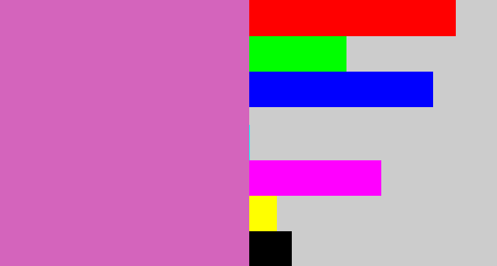 Hex color #d464bc - pale magenta