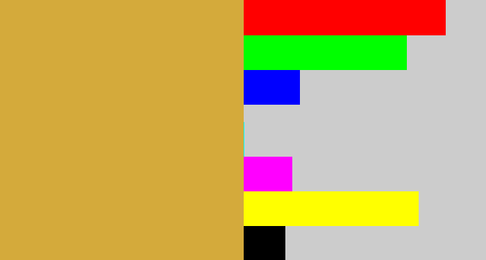 Hex color #d4aa3b - macaroni and cheese