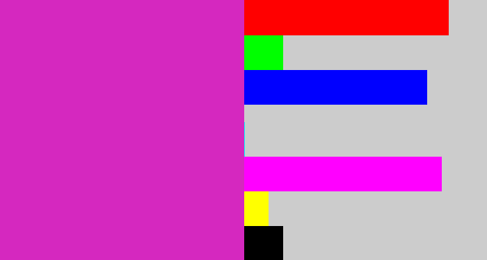 Hex color #d528bf - purpley pink