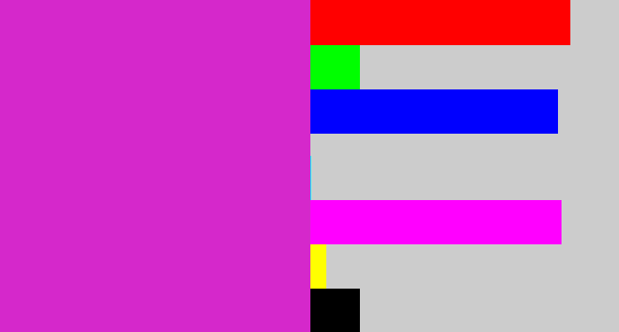 Hex color #d528cb - purple/pink