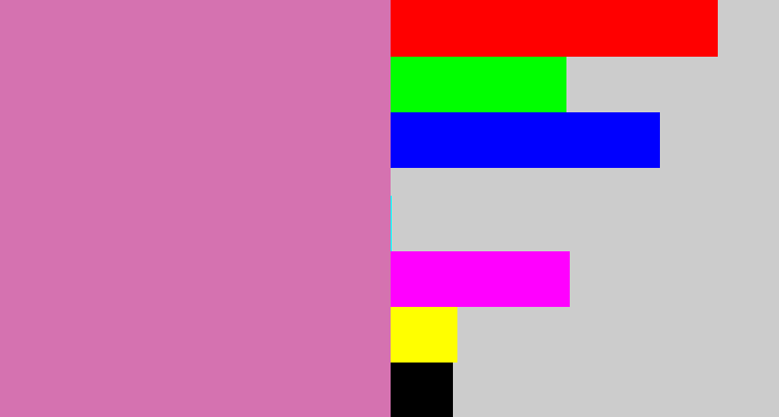 Hex color #d572b0 - pale magenta