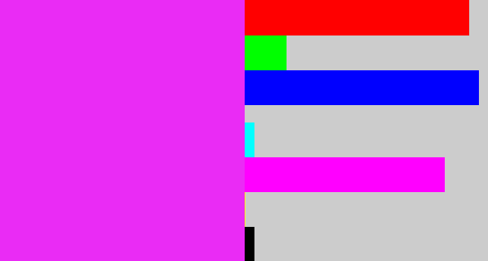 Hex color #ea2bf5 - pink/purple
