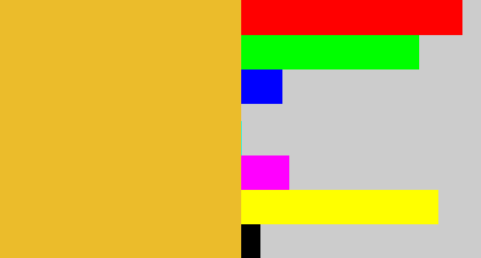 Hex color #ebbc2b - macaroni and cheese