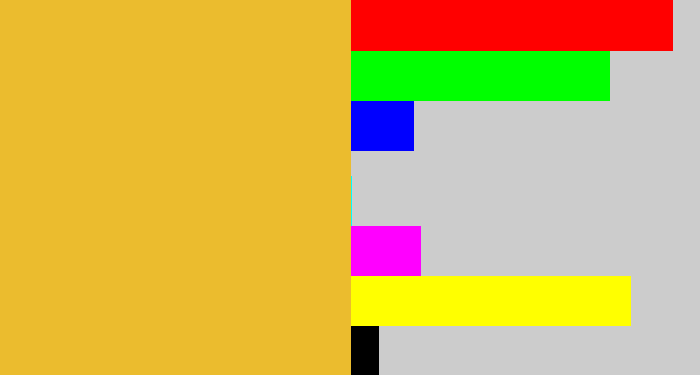 Hex color #ebbc2e - macaroni and cheese